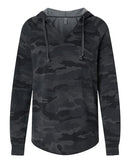 Independent Trading Co. - Women’s Lightweight California Wave Wash Hooded Sweatshirt - PRM2500