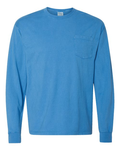 ComfortWash by Hanes - Garment-Dyed Long Sleeve T-Shirt With a Pocket - GDH250