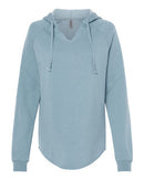 Independent Trading Co. - Women’s Lightweight California Wave Wash Hooded Sweatshirt - PRM2500