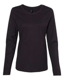 Hanes - Perfect-T Women’s Long Sleeve Scoopneck T-Shirt - S04LS