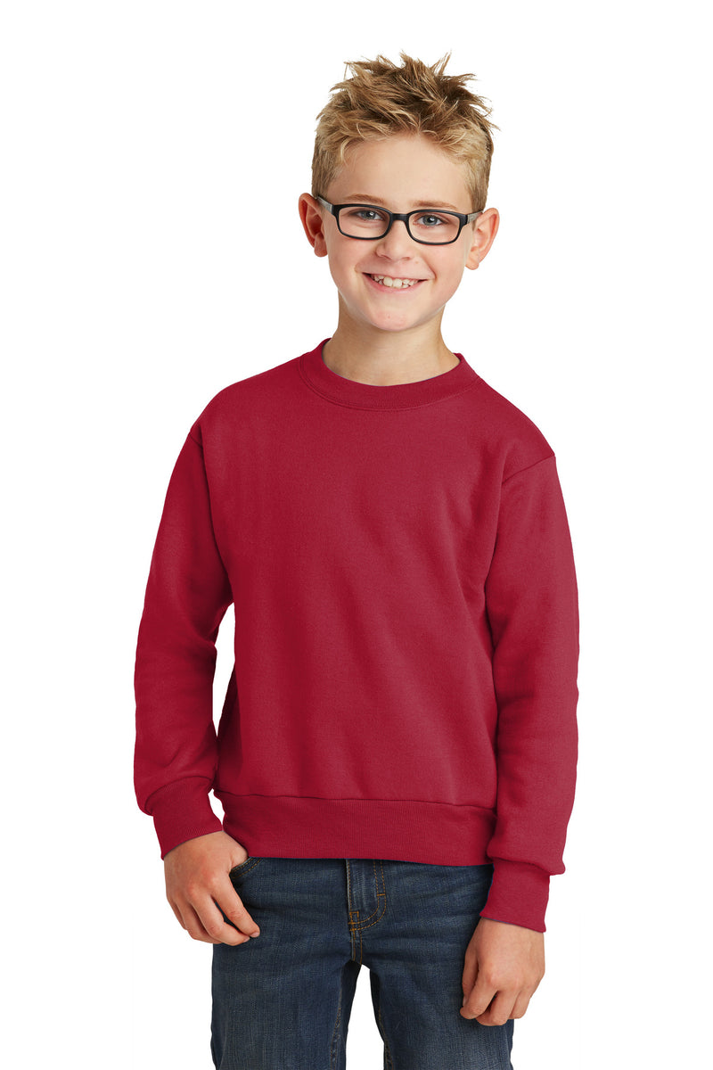 PC90Y - Port & Company® Youth Core Fleece Crewneck Sweatshirt