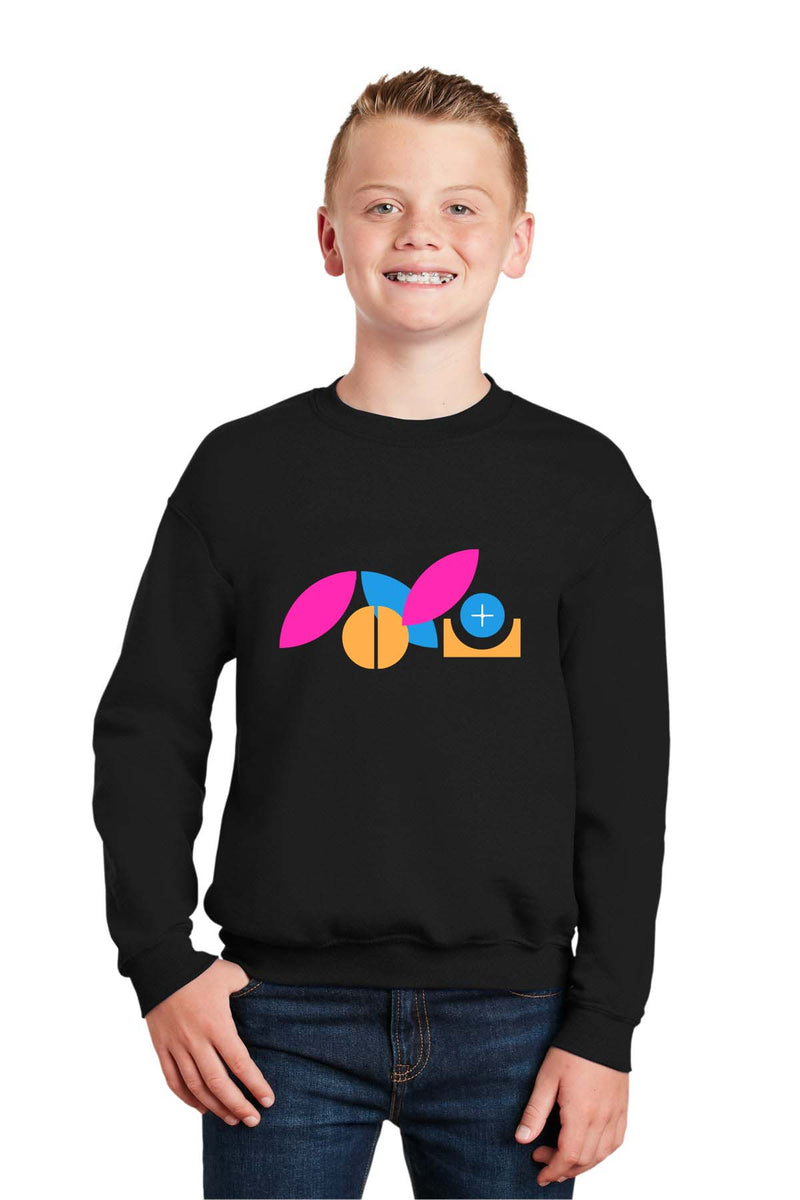 Youth Heavy Blend Crewneck Sweatshirt | Gildan 18000B