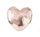 Sequin Pillow Cushion Cover - Heart Shape