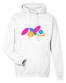 Midweight College Hooded Sweatshirt | Just Hoods JHA001